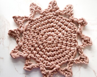 Sunshine Trivet Crochet Pattern