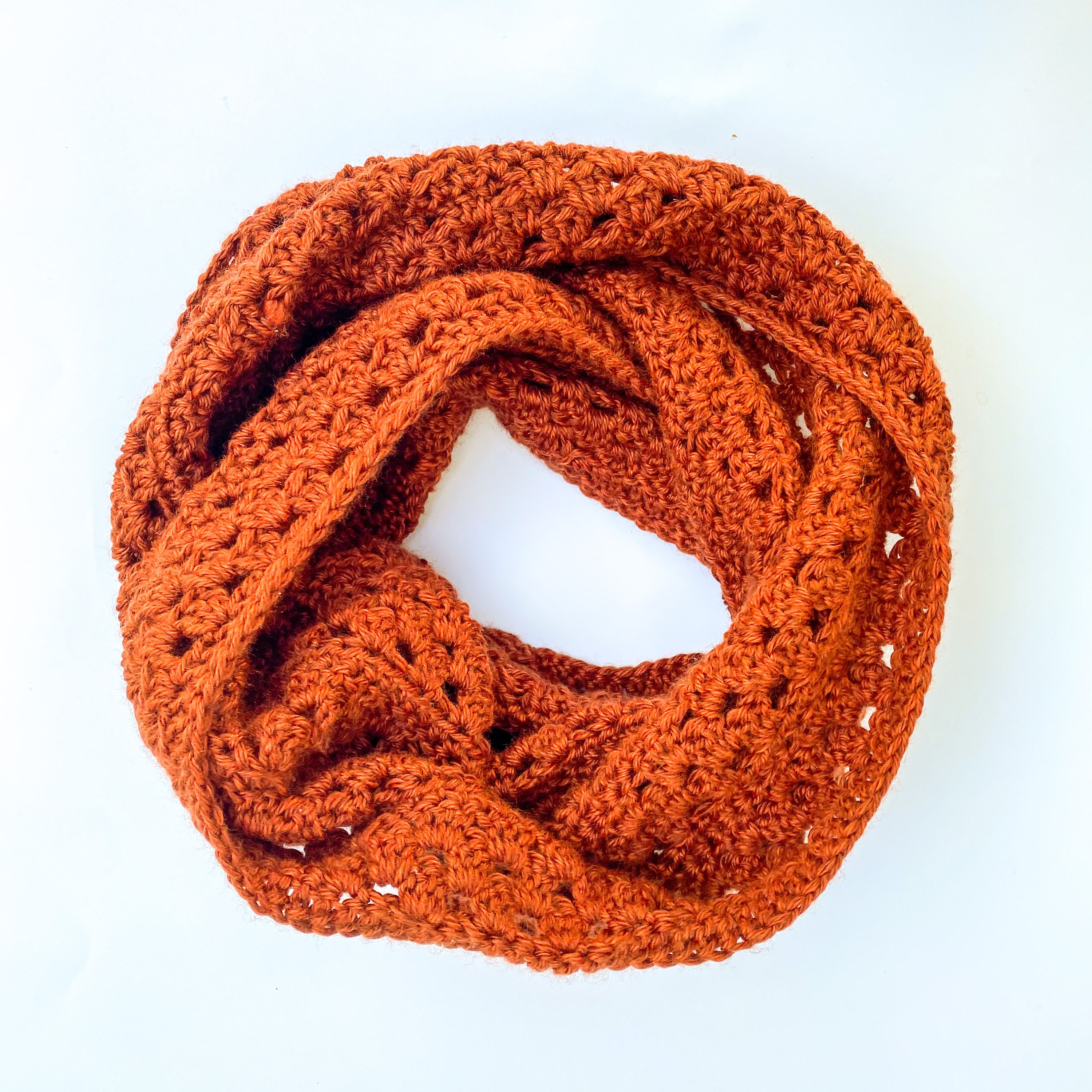 Toasty Infinity Cowl Crochet Pattern - Etsy