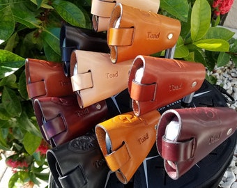 ClubShields "Players" Series Custom Made Leather Golf Iron Head Covers (26.00 Ea.)