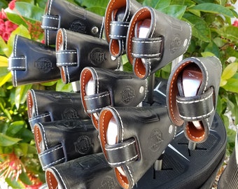ClubShields "Special Edition" Series Custom Made Leather Golf Iron Head Covers (46.00 Ea.)