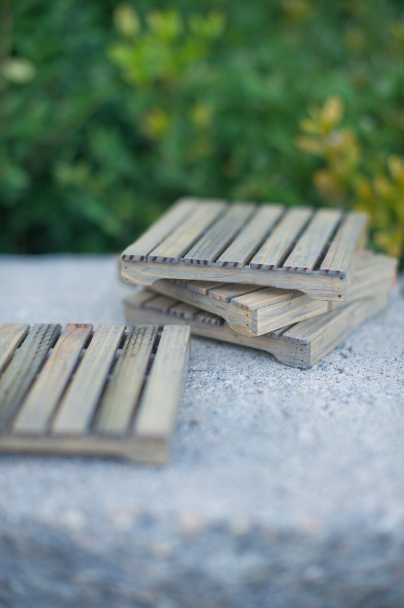 Wooden Coaster Mini Pallet | Etsy