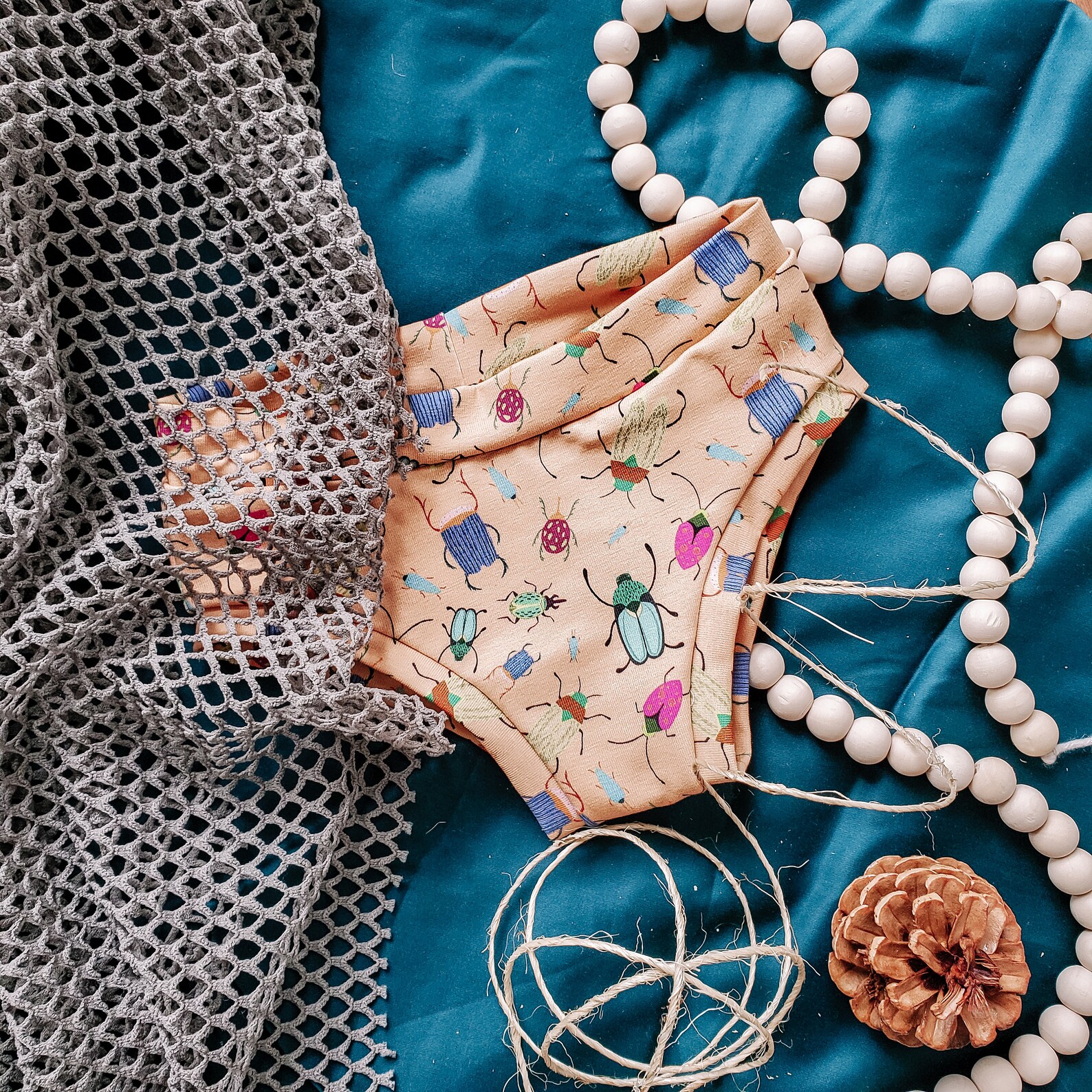 Bugs Panties Colored Insects Children's Underwear Etsy