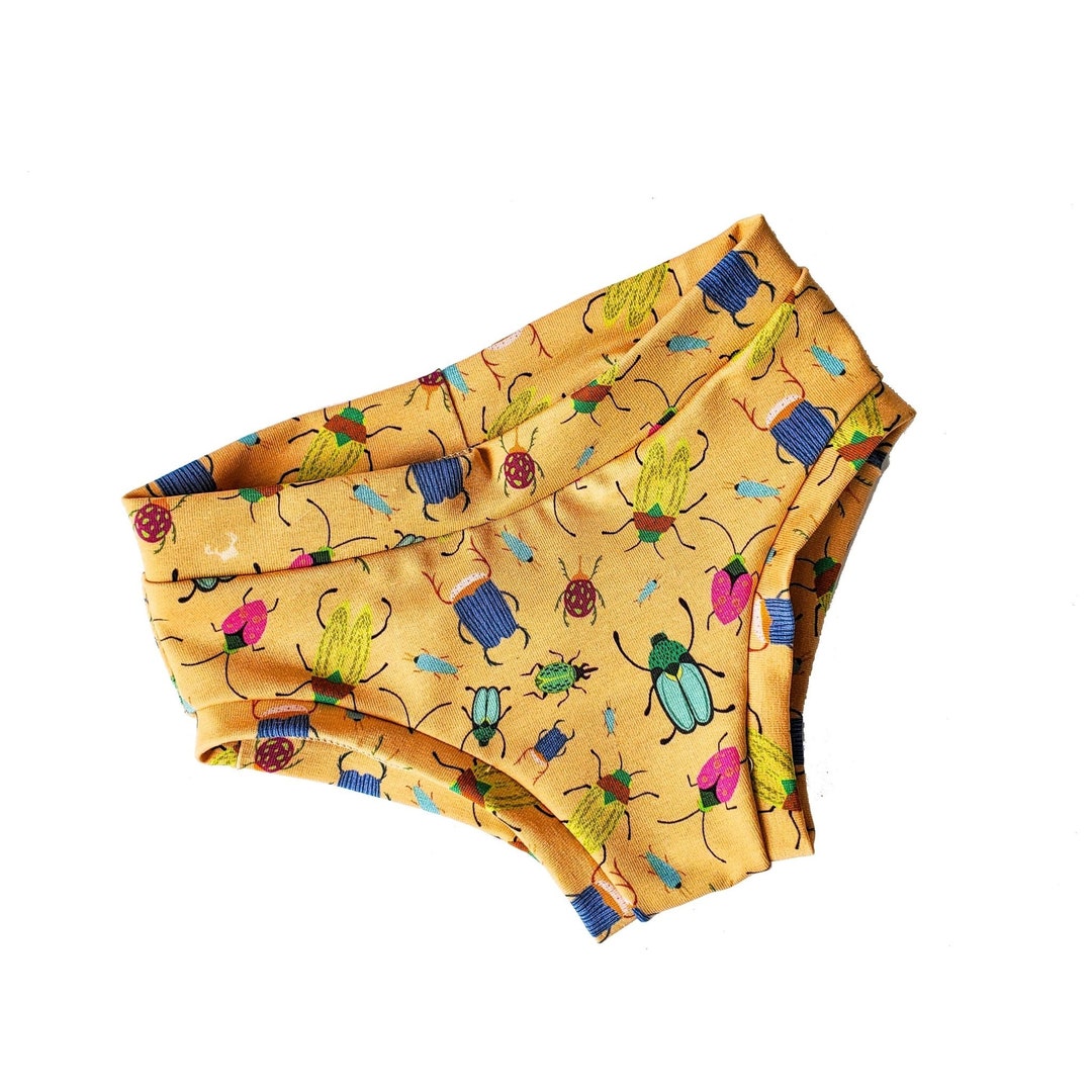 Bugs Panties Colored Insects Children's Underwear Etsy