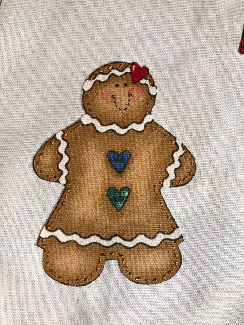 Gingerbread Girl Bib