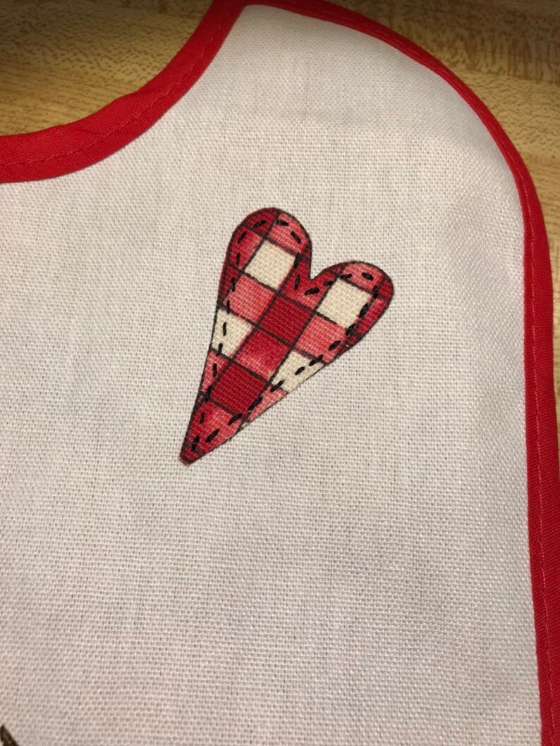 Gingerbread Girl Bib