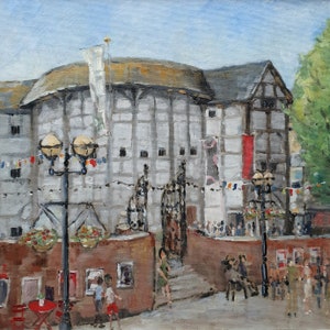 The Globe print//giclee print//fine art reproduction//Shakespere//London landmark