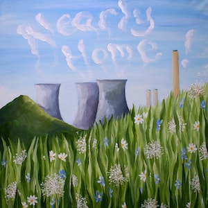 Nearly Home; Giclee print of Didcot Power Station
