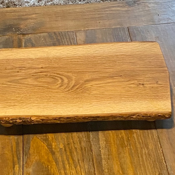 Live edge Large 15” long x 10”wide charcuterie board, serving tray, centerpiece, display stand