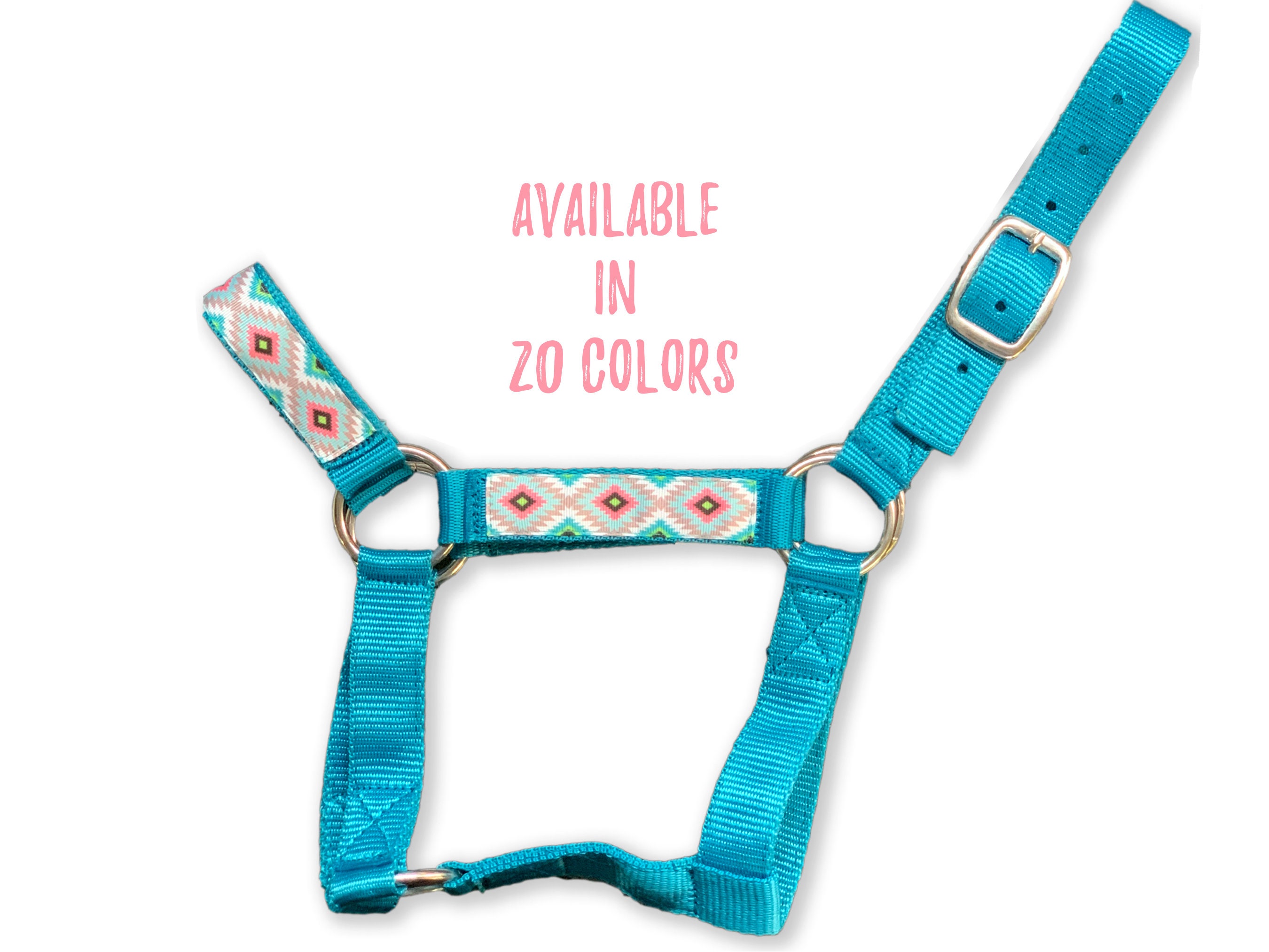 Miniature Horse Halter W/ Overlay choose Color Mini Horse Etsy New