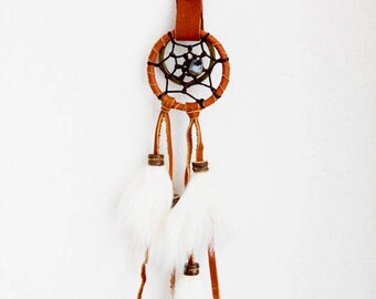 Leather Dreamcatcher Key Chain / Pendant