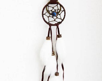 Leather Dreamcatcher Key Chain / Pendant