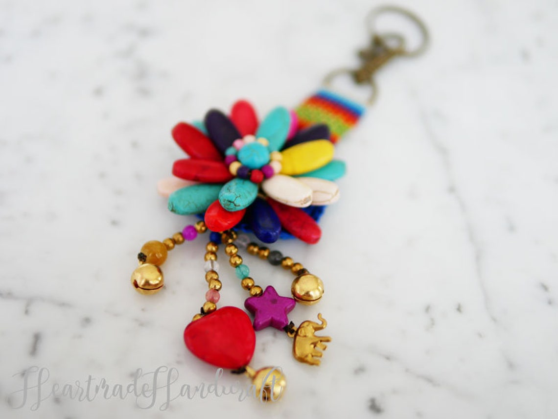 Handmade keyring pendant Etsy