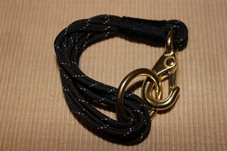 Maine Rope Bracelet Black Multistrand Paracord Bracelet Etsy