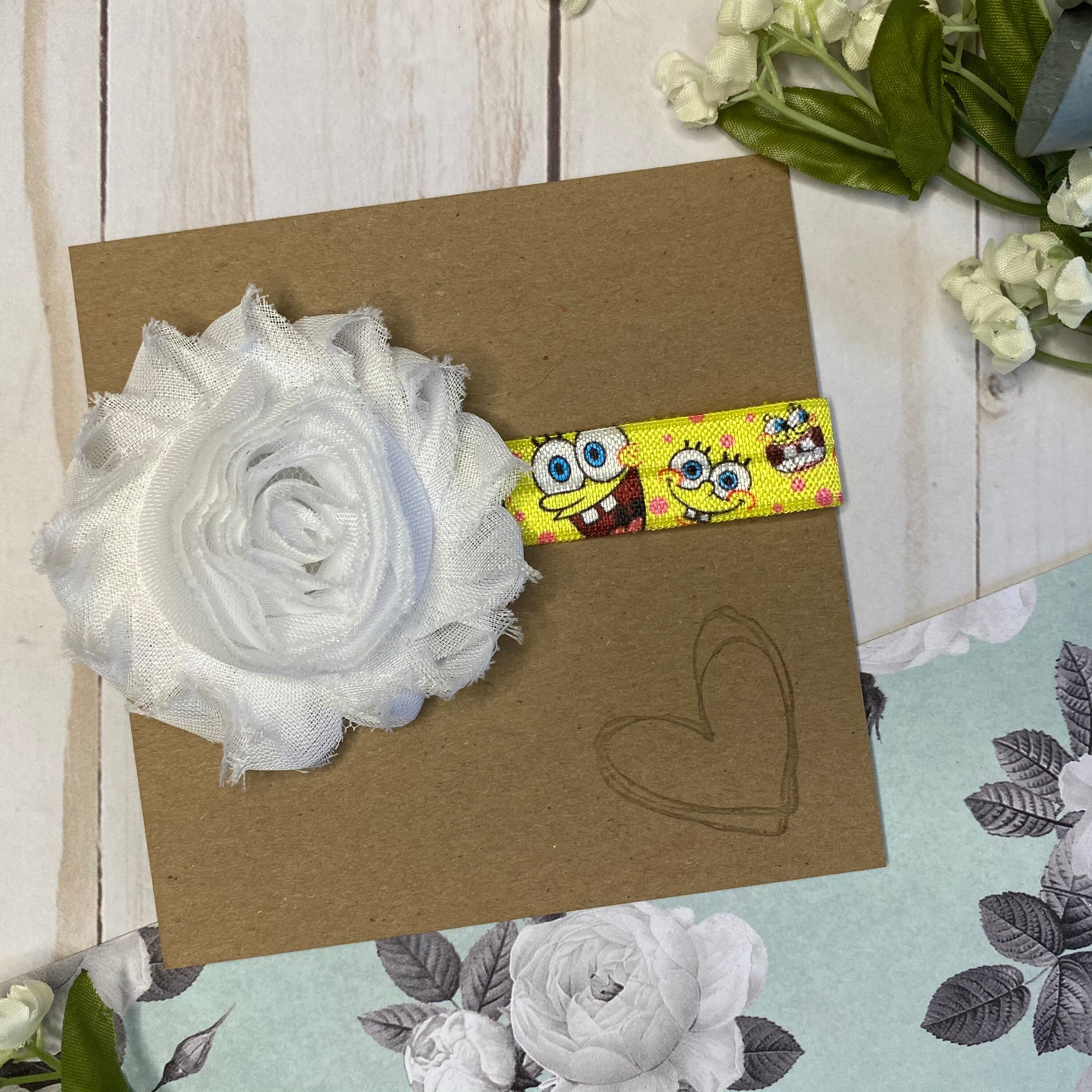 Spongebob Headband Baby Headband Etsy