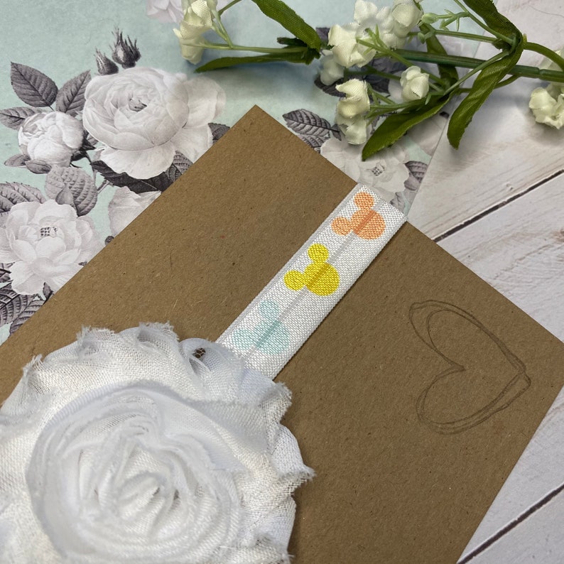 White Inspired Mickey Headband