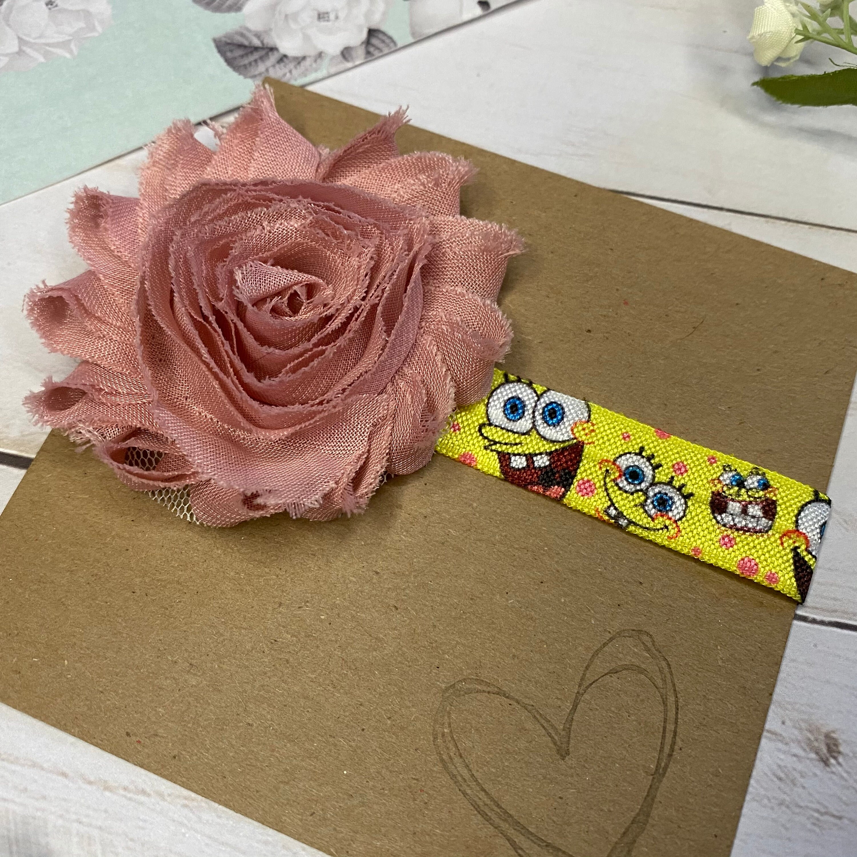 Spongebob Headband Baby Headband Etsy