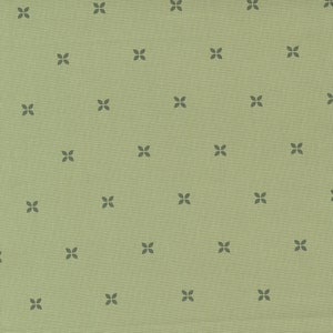 Sunnyside Nesting X Kiss in Moss Green  Fabric  by Camille Roskelley for Moda Fabrics