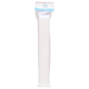 May include: A white purse strap, packaged in clear plastic. The strap is a woven material. The packaging has a blue and white label that reads "annie com" and "Purse Parts".