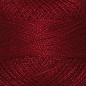 Finca Perle Presencia Sz 8 Cotton Thread Tint 298 Red Ball
