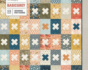 First Press Cross Plus Quilt PATTERN by Basic Grey