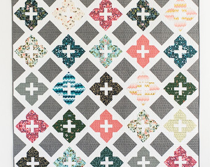 Stained Glass Windows Quilt PATTERN by Quilty Love Etsy