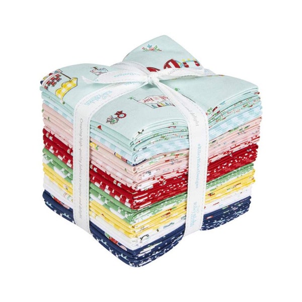 Quilt Fair Fat Quarter Bundle Fabric by Tasha Noel for Riley Blake Fabrics (28 pcs)