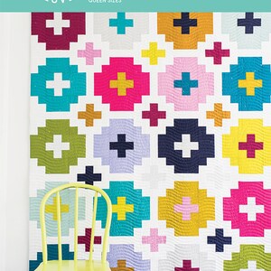 Cross Tile Quilt PATTERN by Quilty Love