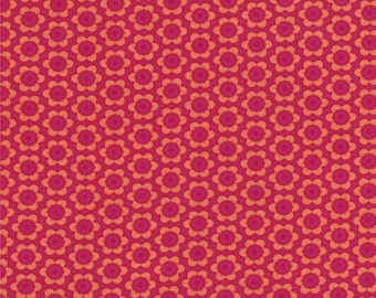 High Street Daisy Foulard in Plum by Lily Ashbury for Moda Fabric