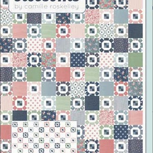 Rosie Cog Wheel Flower Quilt Pattern by Thimble Blossoms