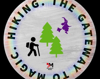 Hiking the Gateway to Magic Sticker