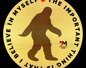 Bigfoot Believes sticker