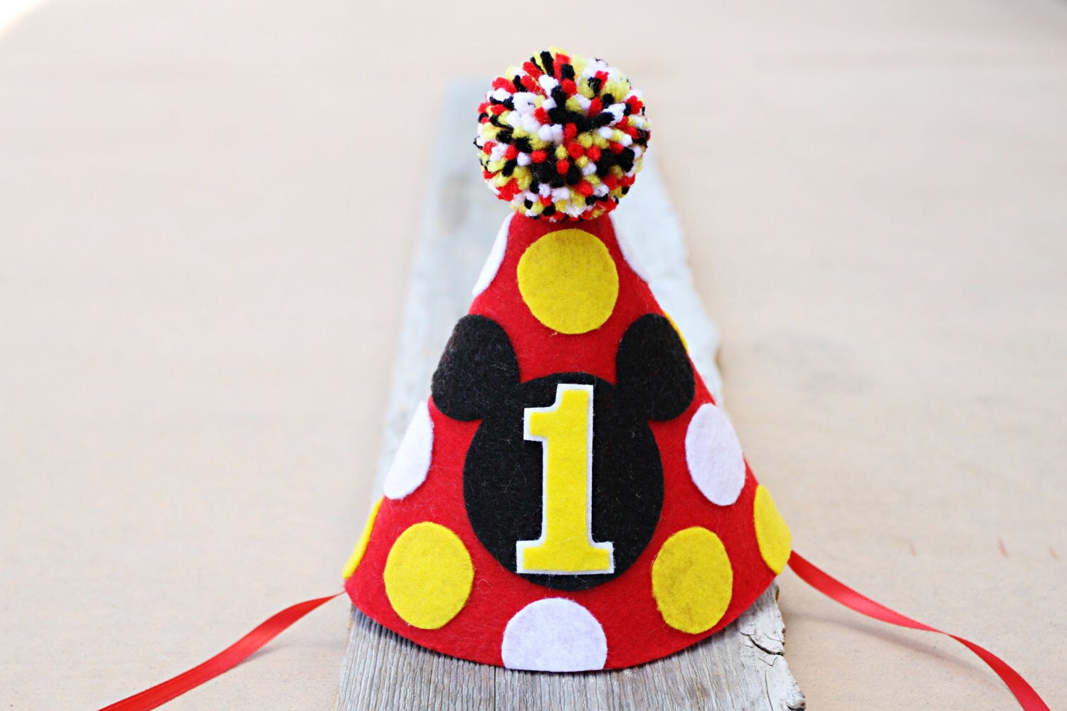 Mickey Mouse 1st Birthday Hat - Boys First Birthday Disney Party Hat …