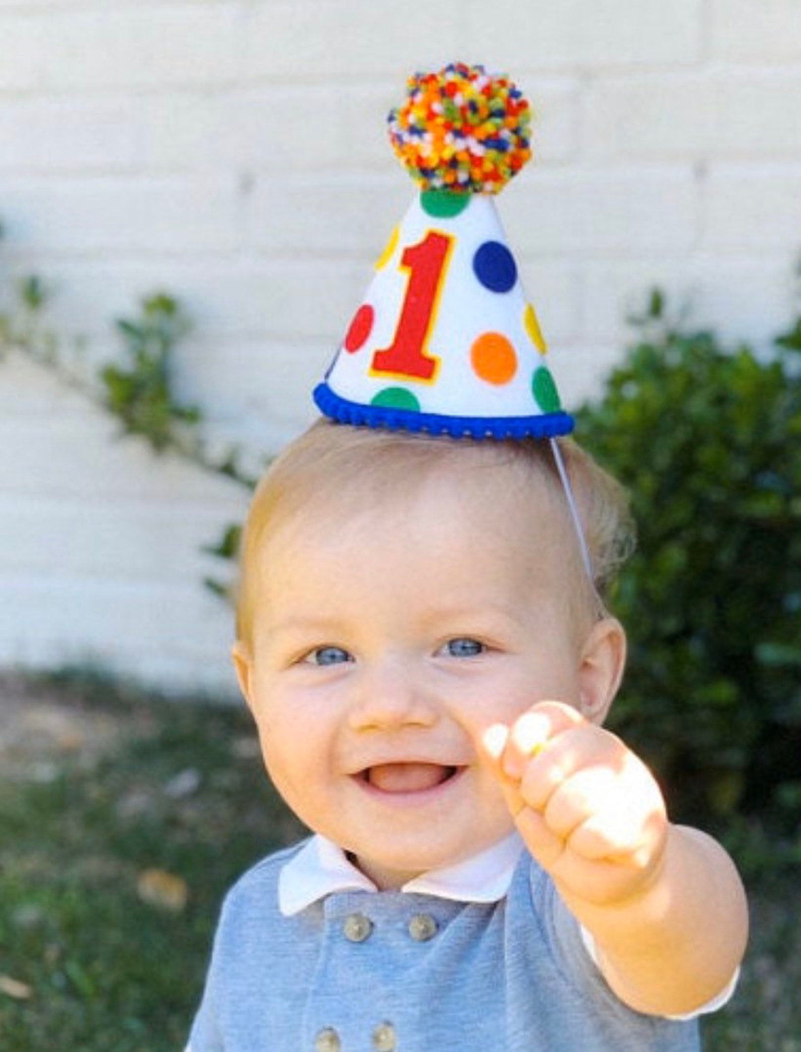 Boy 1st Birthday Hat Boys First Birthday Hat Primary Etsy