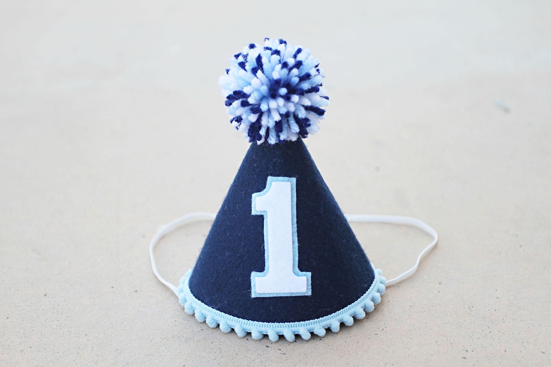 Boy 1st Birthday Hat Birthday Party Hat Boys First Birthday Party Hat