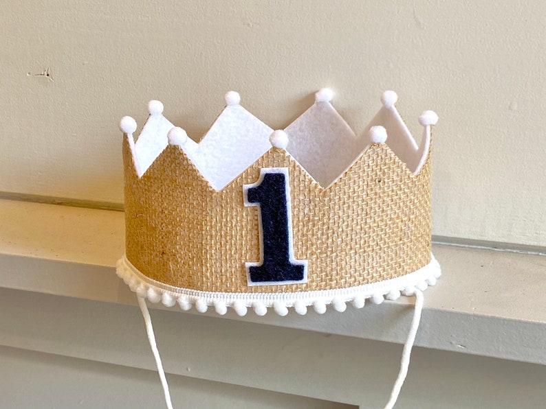 First Birthday Outfit Girl 1 Year Birthday Crown With Interchangeable Numbers U2013 Unisex U2013 Heavy Duty Velcro U2013 Remove And Put U2013 No Hardness, Children's Hat, First Birthday Crown For Boy, Girl