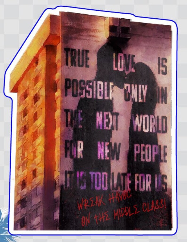 Disco Elysium Mural Sticker 3 Vinyl Sticker Etsy Australia