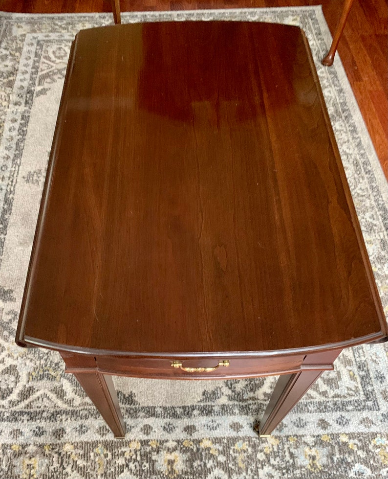 Ethan Allen Pembroke Side End Table Nightstand Vintage Etsy