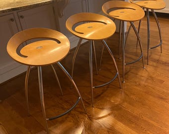 Magis Lyra Bar Counter Stools - Italian Made - Etsy