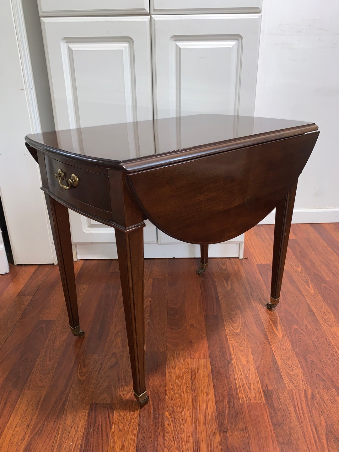 Ethan Allen Pembroke Side End Table Nightstand Vintage Etsy