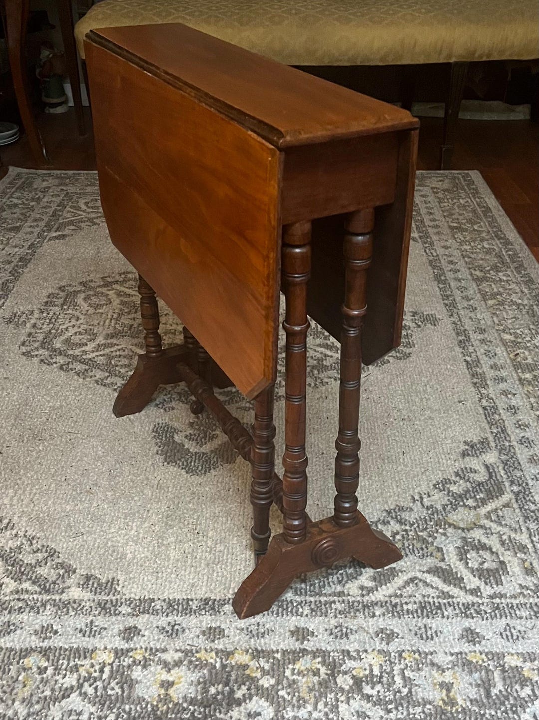 Antique English Gateleg Table Drop Side Southerlsnd - Etsy