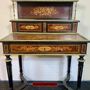 French Writing Desk Inlaid 1800’s Paris