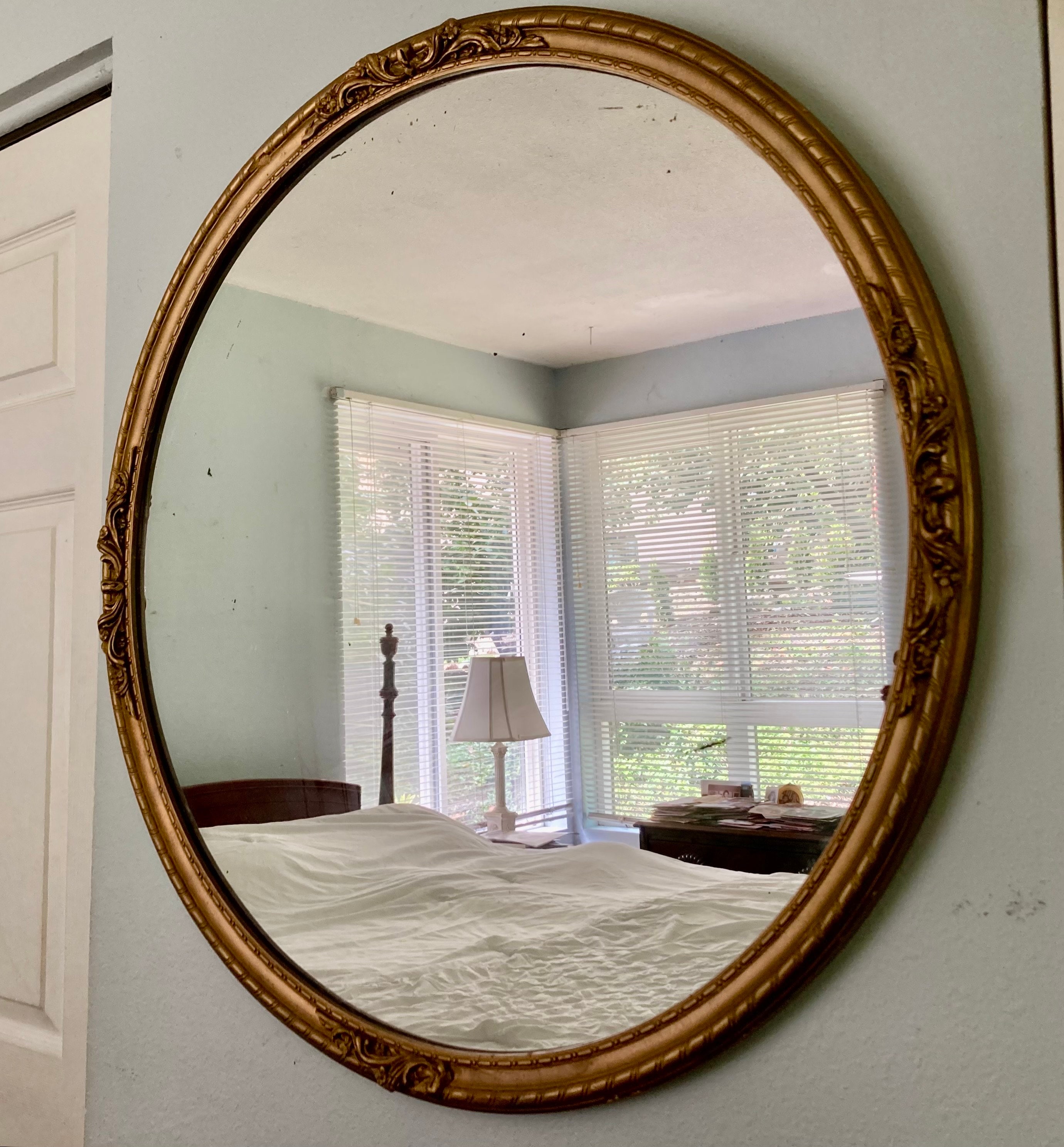 Wall Mirror Round Decorative Vintage 33 - Etsy