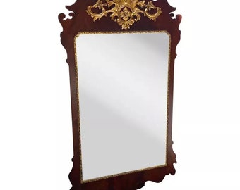 Antique Entry Foyer Mantle Wall Mirror