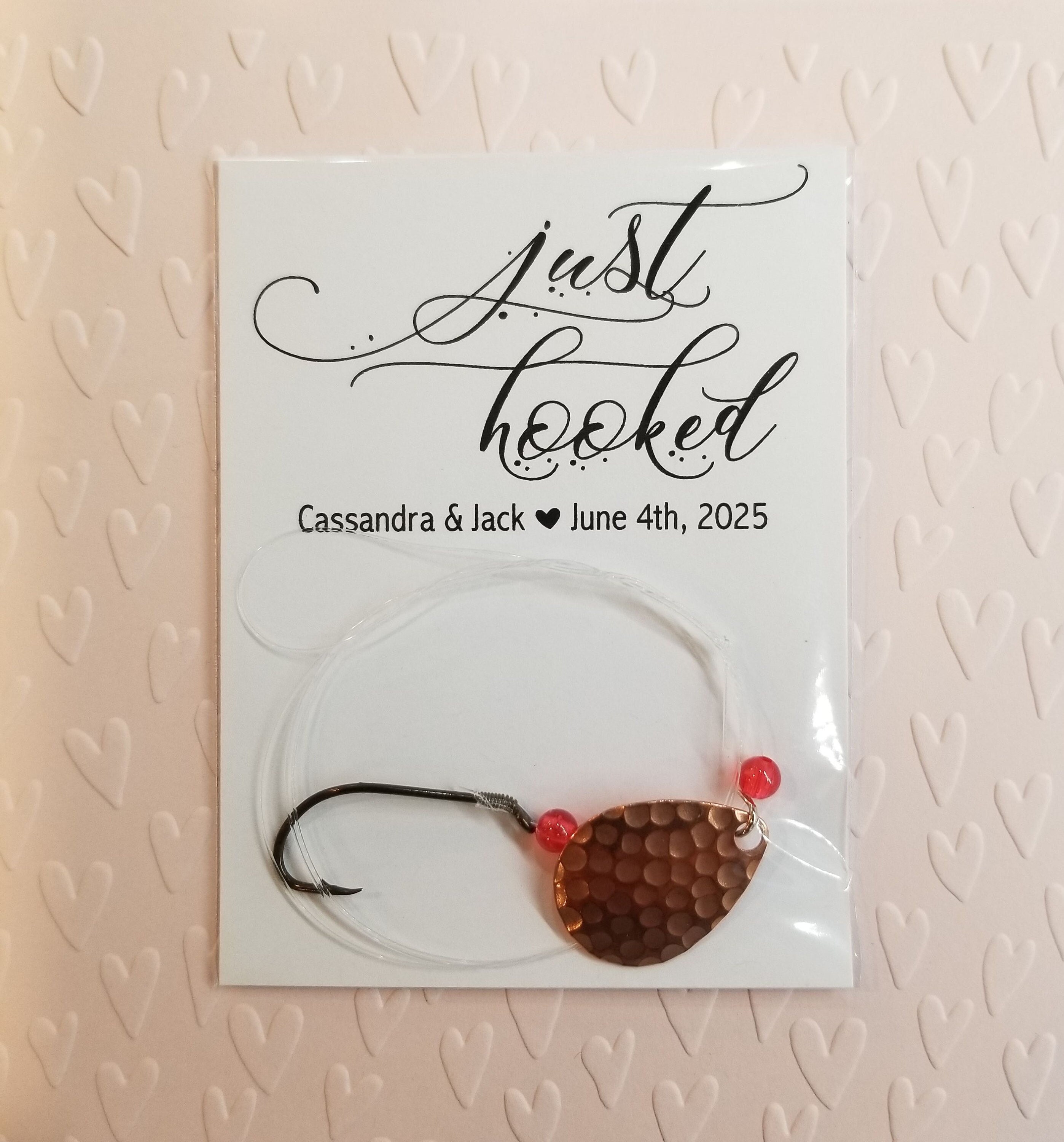 bass fishing lures for party favors 100 Fishing Lure Wedding Favors Personalized