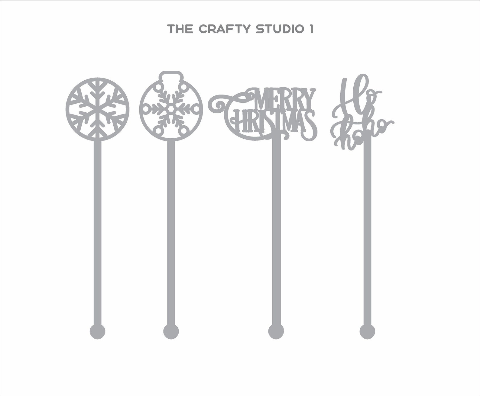 Swizzle Sticks SVG Bundle by Oxee Champagne Christmas Drink Etsy
