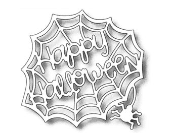 Halloween Spider web Dies Cut For Card Making Scrapbooking Dies Metal Couple Cut