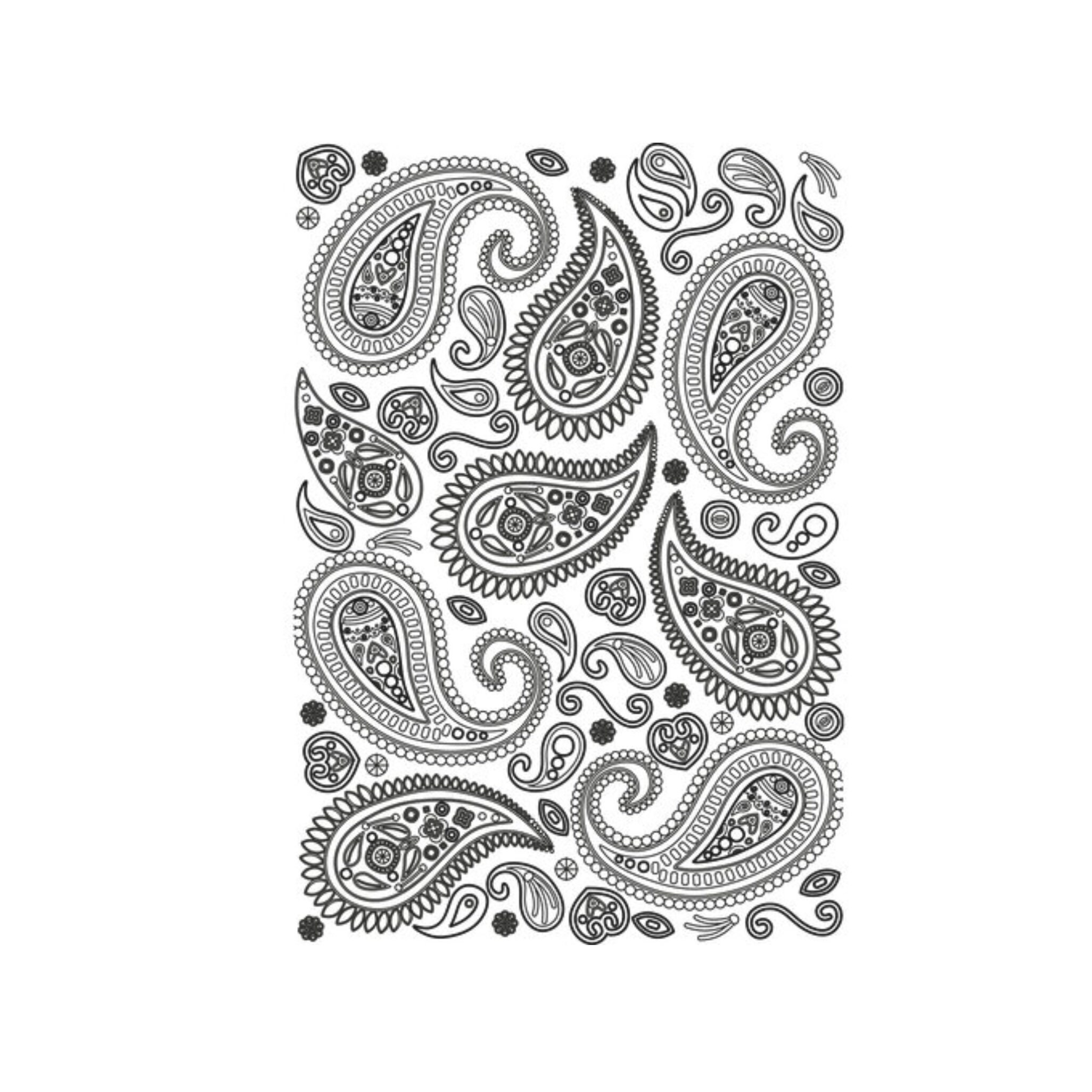 Embossing Folder 3D Paisley by Sizzix Folders Cuttlebug & Etsy