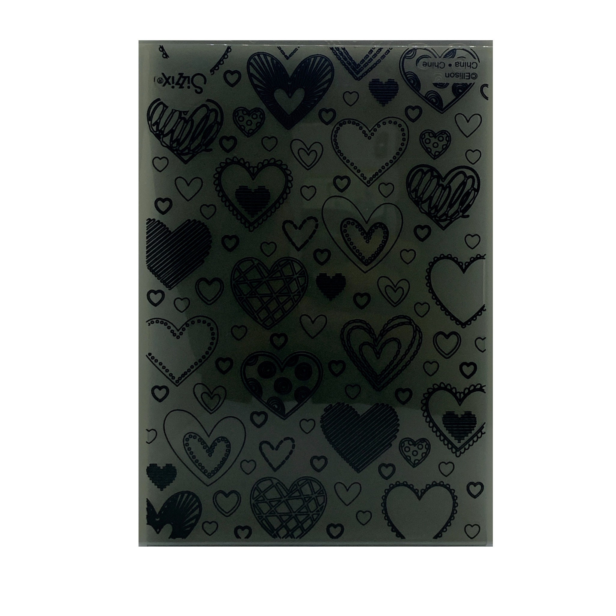 Embossing Folder Hearts 3D by Marianne Cuttlebugsizzix - Etsy