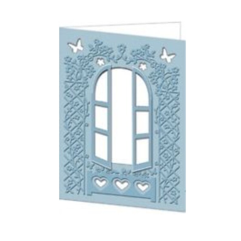 Garden window embossing die cutting folder Xcut cut & emboss Etsy