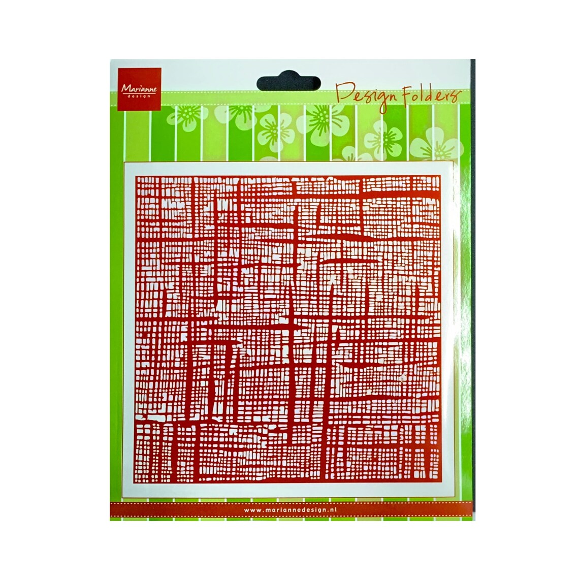 Linen Embossing folder by Marianne Craft Folders Etsy